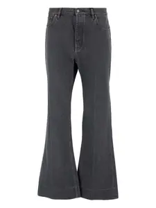 Джинсы-клеш с пятью карманами VALENTINO GARAVANI, серый