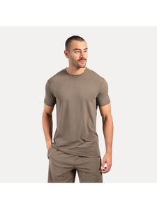 Футболка Мики серо-коричневого цвета SMILODOX