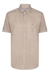 Рубашка на пуговицах классического кроя Felix Hardy, бежевый