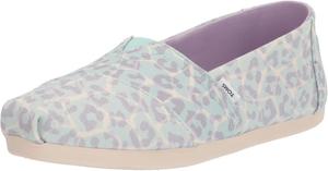 Ботинки TOMS Women's Alpargata Slip-On Shoes, Misty Blue Leopard