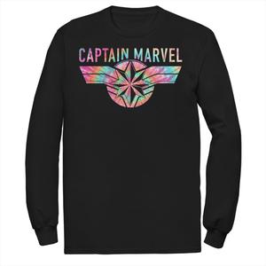 Мужская футболка с логотипом Captain Tie Dye Marvel