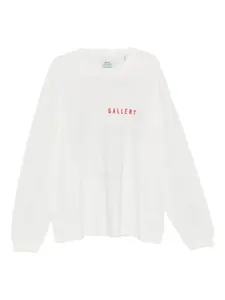 Топ с высоким воротником и длинными рукавами Agolde, белый