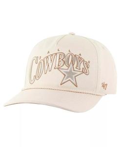 Мужская натуральная шляпа Dallas Cowboys Wave Rope Hitch Adjustable Hat '47 Brand