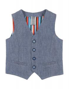 Жилет для мальчиков Bikkembergs, синий