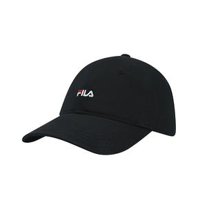 FILA HERITAGE Cotton Baseball Caps Unisex Black