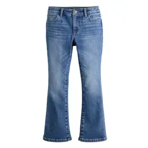 Джинсы bootcut средней посадки для девочек 4-12 лет Jumping Beans, цвет medium wash