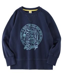 Детская толстовка JJ CAMP/(K), 100% хлопок, свободный крой, JJ CAMP, цвет Yozora