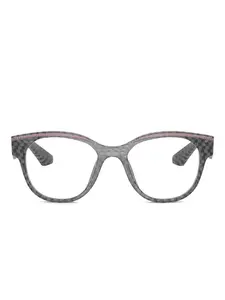 Очки с контрастной отделкой Alain Mikli, серый