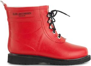 Женские резиновые ботинки Ilse Jacobsen HORNBAEK RUB 02 до щиколотки, Red