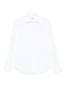 Хлопковая рубашка Alessandro Gherardi, белый