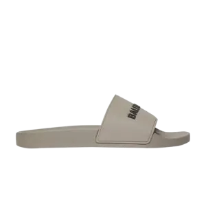 Кроссовки Balenciaga Pool Slides 'Medium Grey', серый