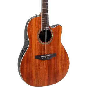Акустико-электрогитара Ovation CS24P Celebrity Series Traditional Plus средней глубины из фигурного кова