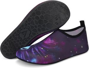 Водные туфли ANLUKE Barefoot Aqua Yoga, быстро сохнущие пляжные плавательные и серфовые носки для женщин и мужчин, Aprint Wolf