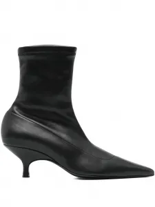 Ботильоны-носки Mia 50 с заостренным носком GIABORGHINI, черный