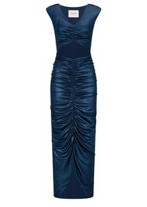 Платье макси Nicowa Dress, темно-синий