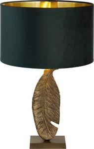 Настольная лампа, с регулировкой яркости, металлический корпус, степень защиты IP20 Searchlight, латунь