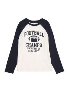 ABOUT YOU Лонгслив 'Parker' в темно-синем, белом