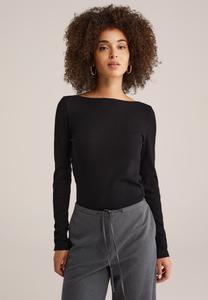 Топ WE Fashion Long sleeved top, Black