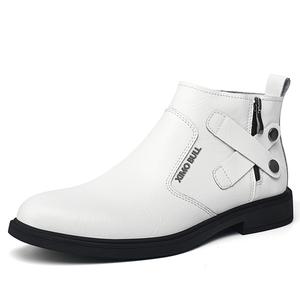 XIMO BULL Мужские повседневные кроссовки Mid Top черно-белые, цвет White