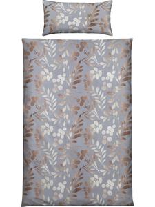 Erwin Müller Изящное фланелевое постельное белье бежево-серого цвета