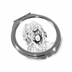 Французская овчарка Бриар Карманное зеркало Inna Marka