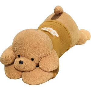 Плюшевая кукла милый и очаровательный щенок свитер рост 90cm/110cm/130cm/160cm Doudou Beibei, коричневый