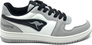 Кроссовки KangaROOS унисекс низкие, белый/серый