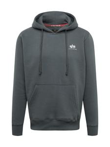 ALPHA INDUSTRIES Толстовка Regular fit в темно-сером цвете