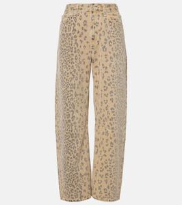 Джинсы Miro с принтом и расклешенными штанинами Citizens of Humanity, Nat Cheetah