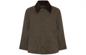 BARBOUR Бедайл с вельветовым воротником длинная рубашка куртка, Green