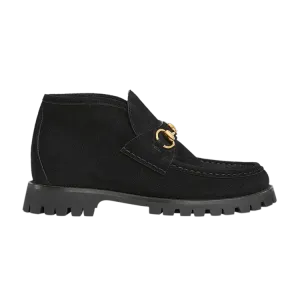 Ботинки Gucci Wmns Horsebit Ankle Boot 'Black', черный
