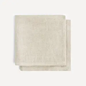 Набор из 2 льняных салфеток Sidney El Corte Inglés, естественный