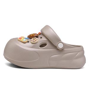 NANJIREN Коричневые женские клоги, цвет Brown