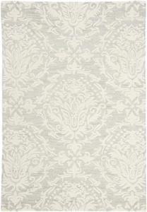 Ковер SAFAVIEH, 77 x 122 см, Blossom Collection, Sage & Ivory, ручной работы из шерсти, идеален для помещений с высокой проходимостью: прихожая, гостиная, спальня (BLM107C)