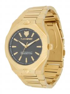 Plein Sport Золотые аналоговые часы 'METRONAUT'