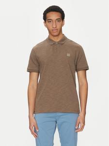 Рубашка поло стандартный крой 50536728 Boss, бежевый