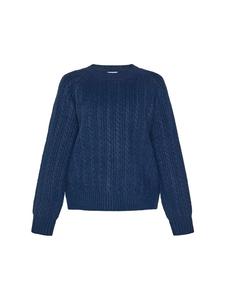 Женский свитер темно-синего цвета usha BLUE LABEL
