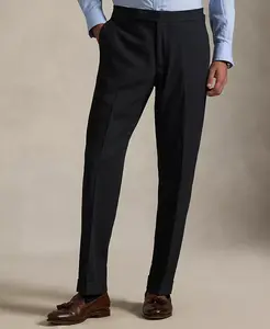 Мужские брюки из твилловой смесовой ткани Polo Ralph Lauren, синий