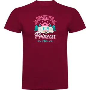 Футболка с коротким рукавом Kruskis Camping Princess, красный