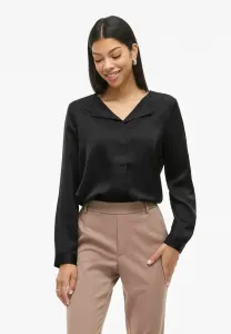 Блузка viellette с v-образным вырезом, l/s noos Vila, Black