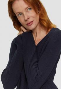 Джемпер MIT V AUSSCHNITT s.Oliver, черный