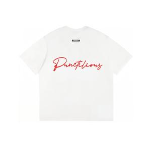 Футболка унисекс PUNCTILIOUS, цвет вересковый серый (красный)