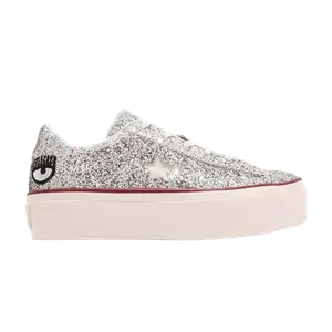 Кроссовки Converse Chiara Ferragni x Wmns One Star Platform Ox 'Glitter', серебряный