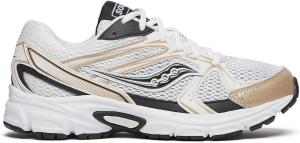 Кроссовки Saucony Ride Millennium для взрослых, унисекс, белый/черный/золотой