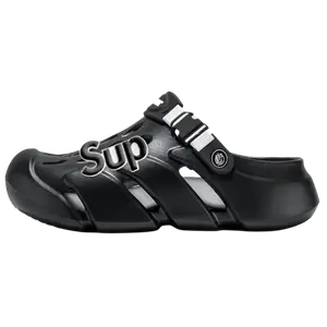 JEANSWEST Клоги мужские черно-белые, цвет Black White