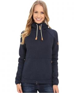 Худи Fjällräven Övik Fleece, темно-синий
