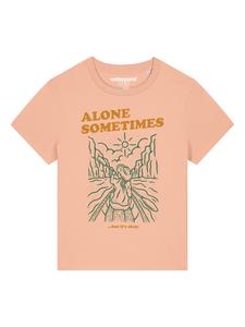 Рубашка Watapparel Alone Sometimes But Its Okay, оранжевый