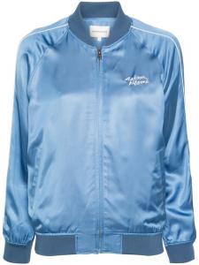 Бомбер Teddy Maison Kitsuné, синий