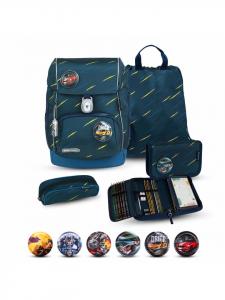 Belmil Набор из 6 предметов: школьный рюкзак Premium Comfy Plus цвета Orion Blue (В36хД27хШ19 см)