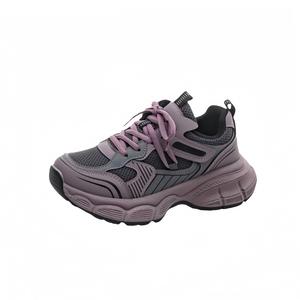 K KANGXUANAN Амортизирующие и дышащие низкие массивные кроссовки женские - фиолетовые, цвет Purple